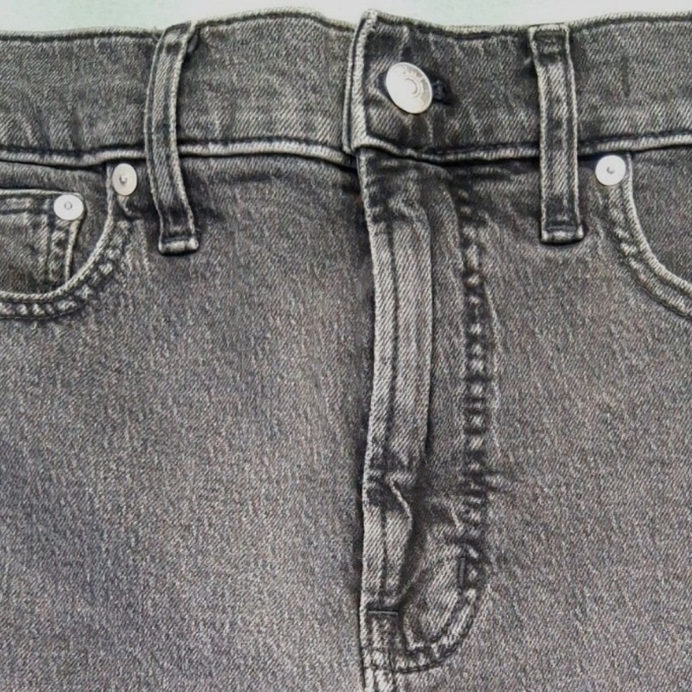 Madewell The‎ Perfect Vintage Jean Faded Black High Rise Straight Leg 28P - Picture 2 of 8